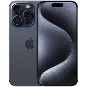 Refurbished/Very Good: 256GB 6.1" Apple iPhone 15 Pro Unlocked Smartphone $448 + Free Shipping