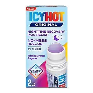 2-Oz Icy Hot Nighttime Recovery No-Mess Pain Relief w/ Roll-On Applicator $1.85 w/ Subscribe & Save