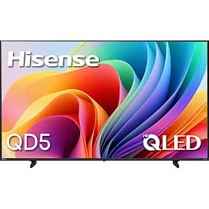55" Hisense QD5 Series Hi-QLED 4K Smart Roku TV (2026, 55QD5SR) $200 + Free S/H