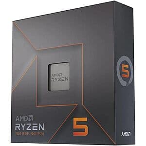 AMD Ryzen 5 7600X 6-Core/12-Thread Unlocked Desktop Processor $150 + Free Shipping