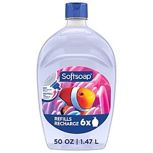 Select Accounts: 50-Oz Softsoap Aquarium Liquid Hand Soap Refill $4.20 w/ S&S