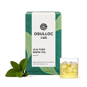 20-Ct OSULLOC Tea Bags (Pure Green, Tangerine, or Camellia Flower) $8.40 w/ S&S