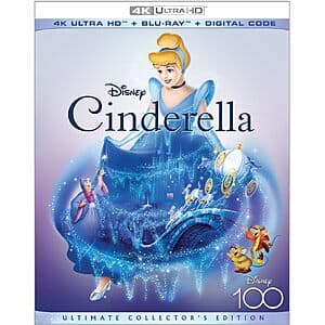 Cinderella (4K UHD + Blu-ray + Digital) $16