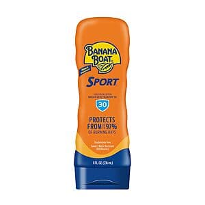 Select Accounts: 8-Oz Banana Boat Sport Ultra SPF 30 Sunscreen Lotion $3.20 w/ S&S