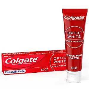 Select Stores: 6-Oz. Colgate Optic White Teeth Whitening Toothpaste (Clean Mint) 2 for $2 + Free Store Pickup $10+ Orders