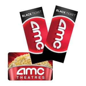 Costco Members: 2-Pack AMC Standard/Digital Black Movie Tickets + $20 AMC Gift Card $35 (Email Delivery)