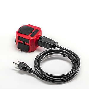 Hyper Tough 3-in-1 Power Hub Set w/ 6' Extension Cord $5.65