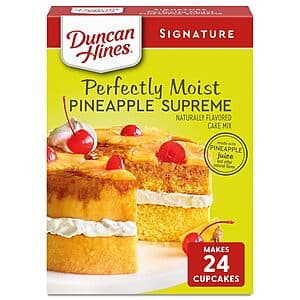 15.25-Oz Duncan Hines Signature Pineapple Supreme Flavored Cake Mix $0.95 w/ S&S