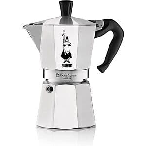6-Cup Bialetti Moka Express Stovetop Espresso Coffee Maker $18 + Free Shipping w/ Prime