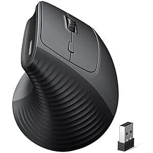 UGREEN Wireless Bluetooth Vertical Ergonomic Mouse $15