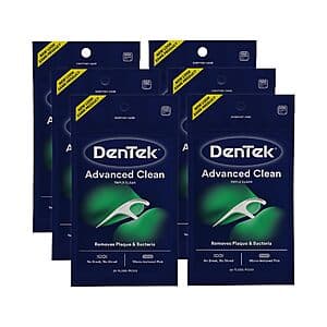 6-Pack 20-Count DenTek Triple Clean Advanced Floss Picks $2.05 w/ Subscribe & Save