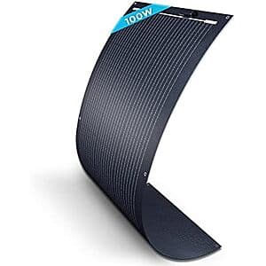 Renogy Black Division 100W Flexible Solar Panel $105.50 + Free S&H