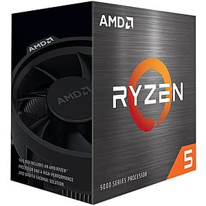 AMD Ryzen 5 5500 6-Core 12-Thread AM4 CPU + Gamdias BOREAS 120mm Coolers $79 + Free S&H