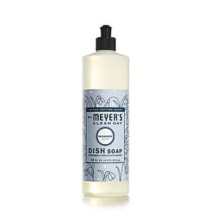 16-Oz Mrs. Meyer's Clean Day Dish Soap (Snow Drop) $2.85