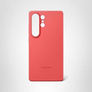 Samsung Galaxy S25 Ultra Silicone Phone Case (Red) $6.20 & More