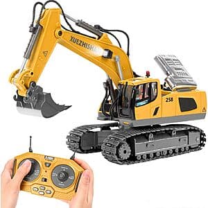Prime Members: KidsFaves Remote Control Excavator + Remote Control Dump Truck $38 + Free Shipping