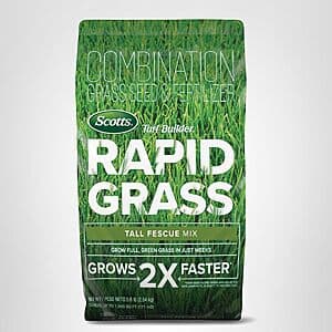 5.6-lb Scotts Turf Builder Rapid Grass Seed & Fertilizer Tall Fescue Mix $23.65