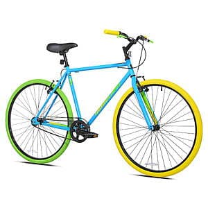 700c Kent Men's Ridgeland Single-Speed Fixed-Gear Hybrid Bike (Blue/Green) $89 + Free Shipping