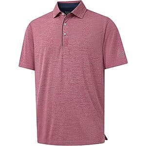 MAELREG men's golf polo shirt in jacquard pattern, dry fit stretch fabric, available in multiple colors and sizes S–3XL.