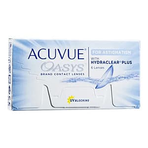 Acuvue Oasys Contacts: 6-Pack Biweekly $29, 6-Pack Biweekly for Astigmatism $32 + Free Shipping