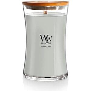 21.5oz WoodWick Large Crackling Wick Holiday Candle (Lavender & Cedar) $17