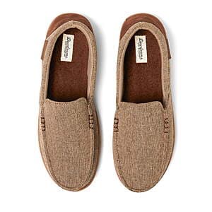 Dearfoams Cozy Comfort Men's Casual Moc Slipper (Tan) $9