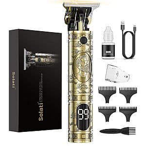Solati Cordless Rechargeable Hair Clipper & Beard Trimmer Kit $11.65