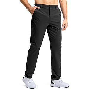 Pudolla Men's Quick Dry Stretch Golf Pants (various colors) $18
