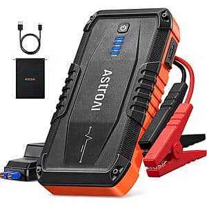 AstroAI S8 8000mAh 1500A 12V Car Battery Jump Starter $19.35 + Free S&H