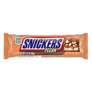 1.41-Oz Snickers Pecan Milk Chocolate Candy Bar $0.50 + Free Store Pickup ($10 Minimum)