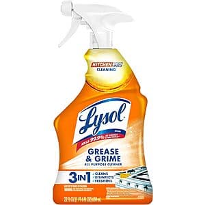 22oz. Lysol Pro Kitchen Cleaner & Degreaser Spray (Citrus Scent) $2.80 w/ S&S