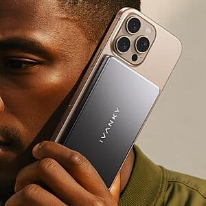 iVANKY 0.3" Ultra Slim 5000mAh MagSafe Portable iPhone Charger Power Bank $18 + Free Shipping