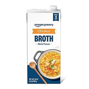 Prime Members: 32-Oz Amazon Fresh Chicken or Beef Broth 4 for $4.05 + Free Shipping