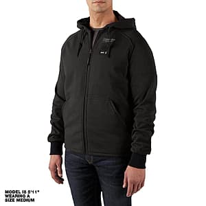Milwaukee Men's M12 12V Cordless Heated Jacket Hoodie w/ Battery Holder (Various) $69 + Free Shipping