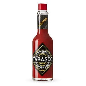2-Oz TABASCO Brand Scorpion Sauce (Guava & Pineapple, 23K-33K Scoville) $2.40 w/ S&S
