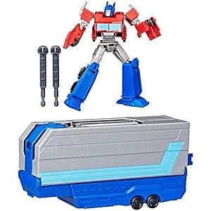 Transformers EarthSpark Optimus Prime Battle Trailer Playset $15.50