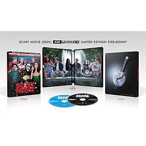 Pre-Order: Scary Movie Limited Edition Steelbook (2000, 4K UHD + Blu-Ray + Digital) $17.95