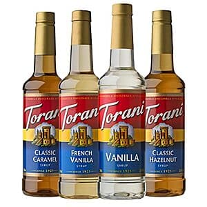 4-Pack 25.4-Oz Torani Syrup Variety Pack $19.70 w/ Subscribe & Save