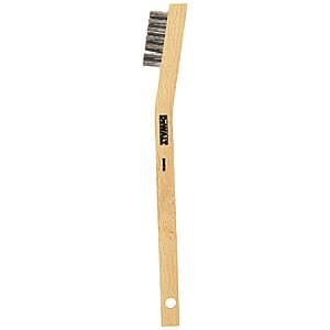 Select Accounts: DeWALT 14" Carbon Wire Angle Handle Brush $1.25