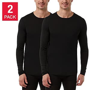 Costco Members: 2-Pack 32 Degrees Men's Heat Tee (2 Colors) $11 or less + Free Shipping