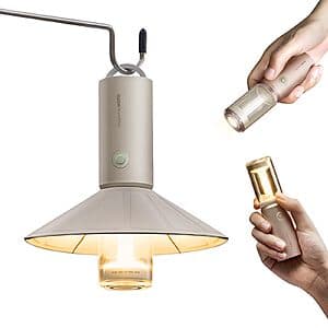 Prime: HOTO 3-in-1 LED Outdoor Camping Flashlight, Lamp & Lantern w/ Hook $20 + Free S&H