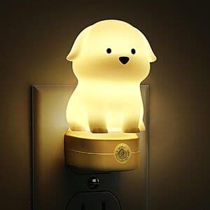 LOHAS 3D Animal Plug-In LED Night Light (8-Color RGB + 3000K Soft White): 1-Pack $5 & More