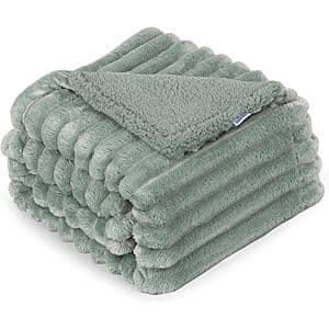 30" x 40" ZAKAPAWS Reversible Plush Waterproof Pet Blanket from $10.35