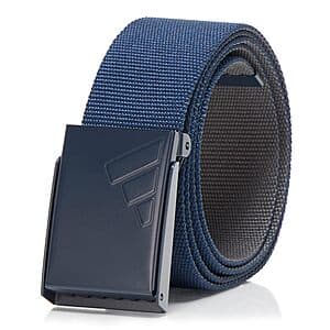adidas Men's Reversible Web Golf Belt (Navy/Grey) $11.80