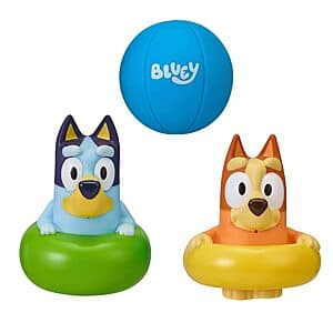3-Pack Bluey Bath Squirters (Bluey, Bingo, & Beach Ball) $4.05