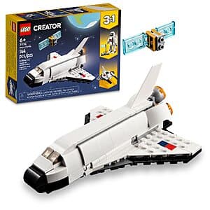 164-Pc LEGO Creator 3 in 1 Space Shuttle Building Set (31134) $8