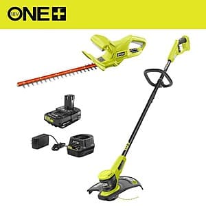 Ryobi ONE+ 18V 13" String Trimmer w/ 2.0Ah Battery & Charger + Bonus Tool (various) $99 + Free S&H