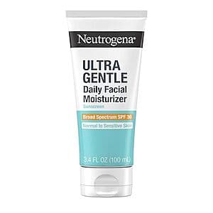 3.4-Oz Neutrogena Ultra Gentle Daily Facial Moisturizer w/ SPF 30 Sunscreen $5.05 w/ S&S