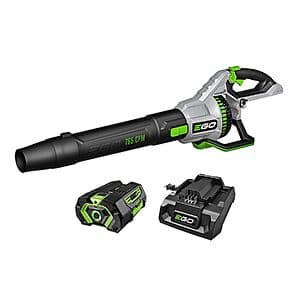 Prime: EGO Power+ 56V 765 CFM Brushless Leaf Blower w/ 5.0Ah Battery + Charger $250 + Free S&H