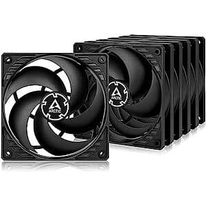 5-Pack 120mm Arctic P12 1800RPM Computer Case Fans w/ 3-Pin Power Connector $21.95